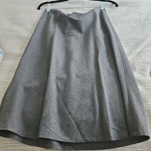 Talbots Charcoal A-Line Skirt